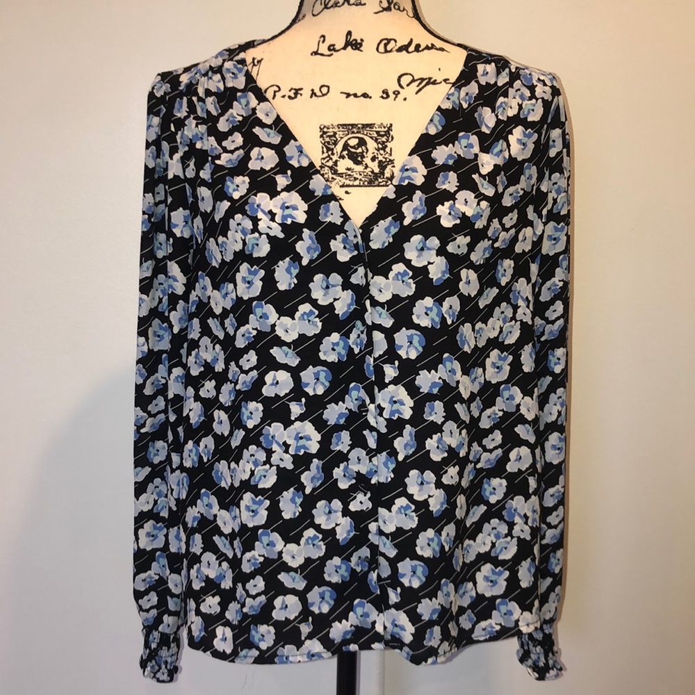 J. Crew Blue Button Down Top
